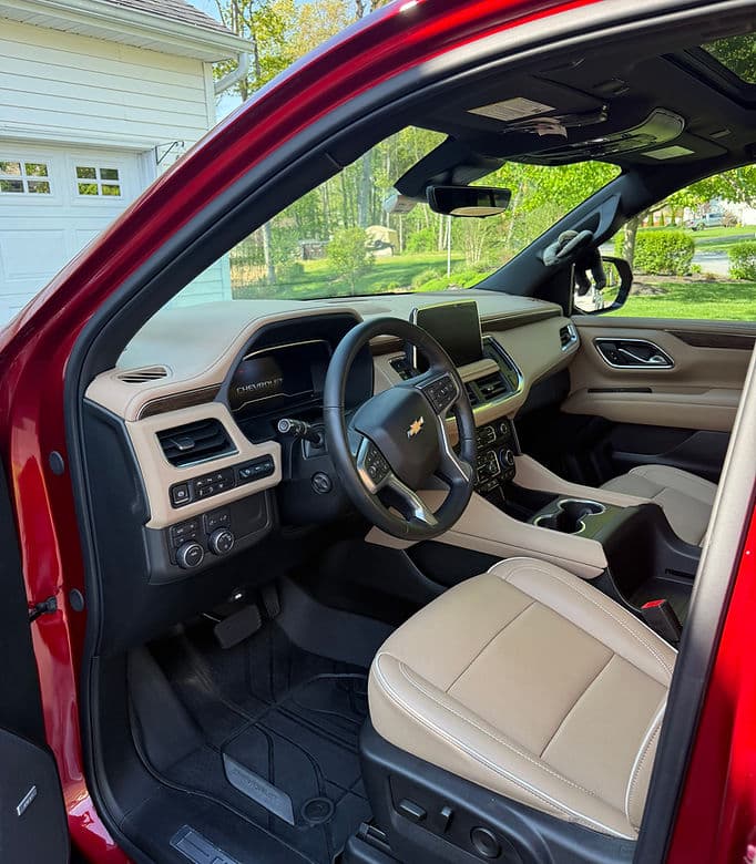 Premium interior detailing result with clean seats and dashboard